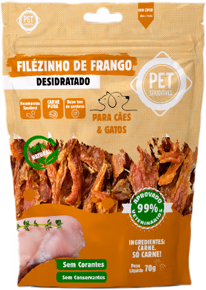 Petisco Desidratado de Filé de Frango
