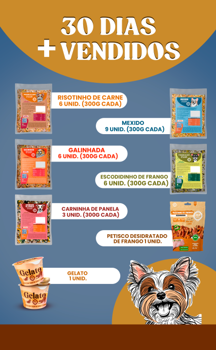 Kit 30 Dias + Vendidos