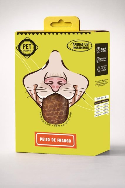 Petisco Desidratado de Filé de Frango - Gato