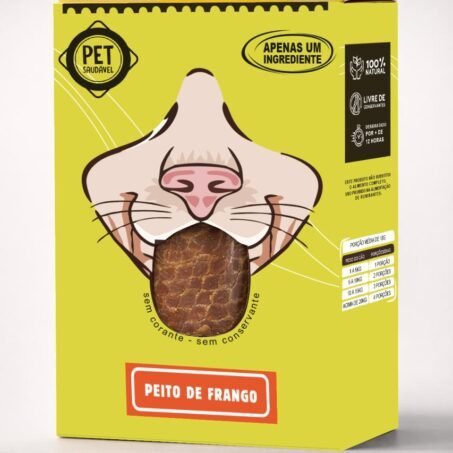 Petisco Desidratado de Filé de Frango - Gato