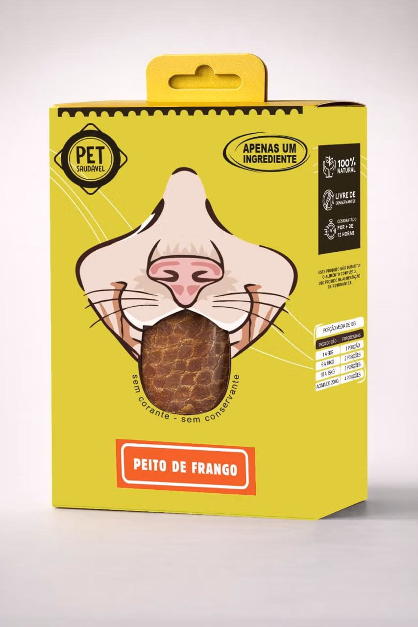 Petisco Desidratado de Filé de Frango - Gatos