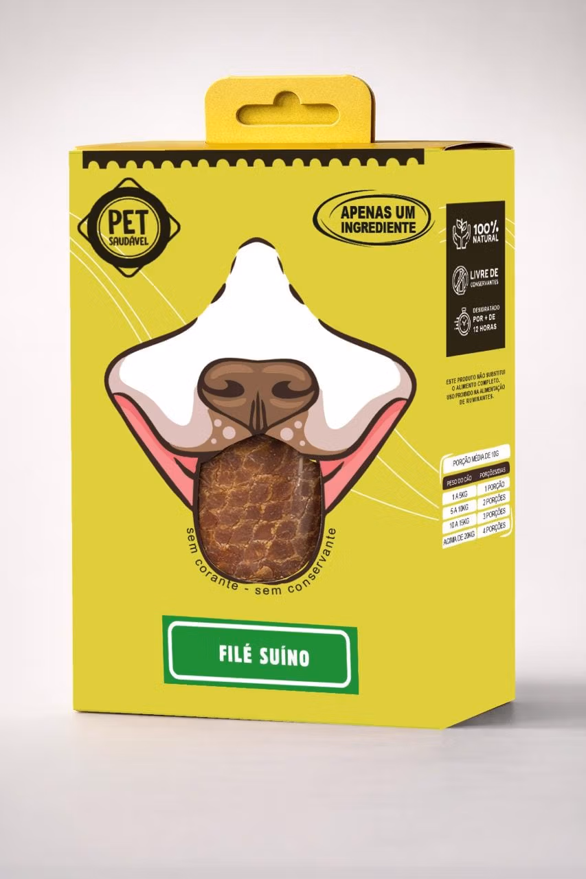 Petisco Desidratado de Suíno - Cão