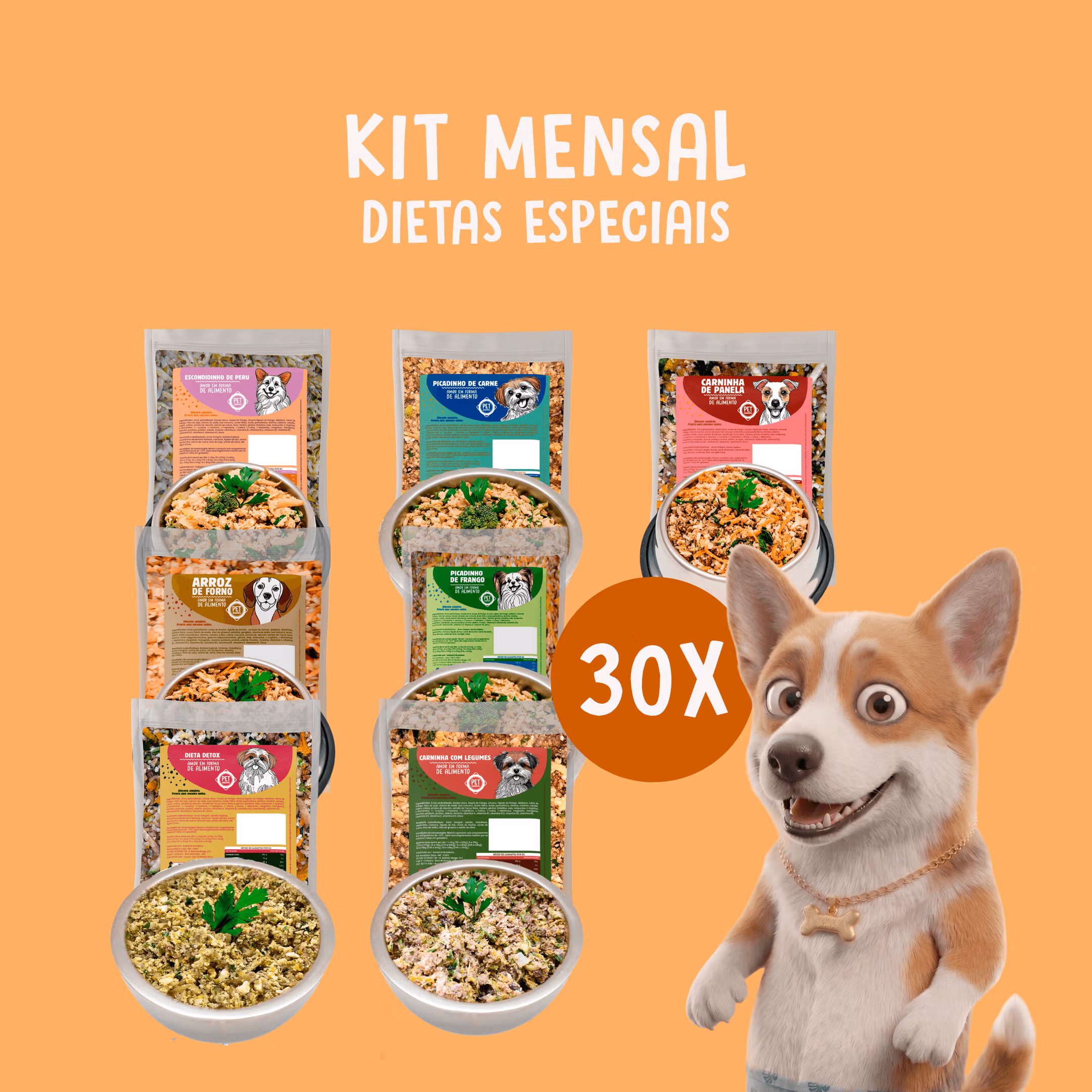 Kit Mensal — Dietas Especiais