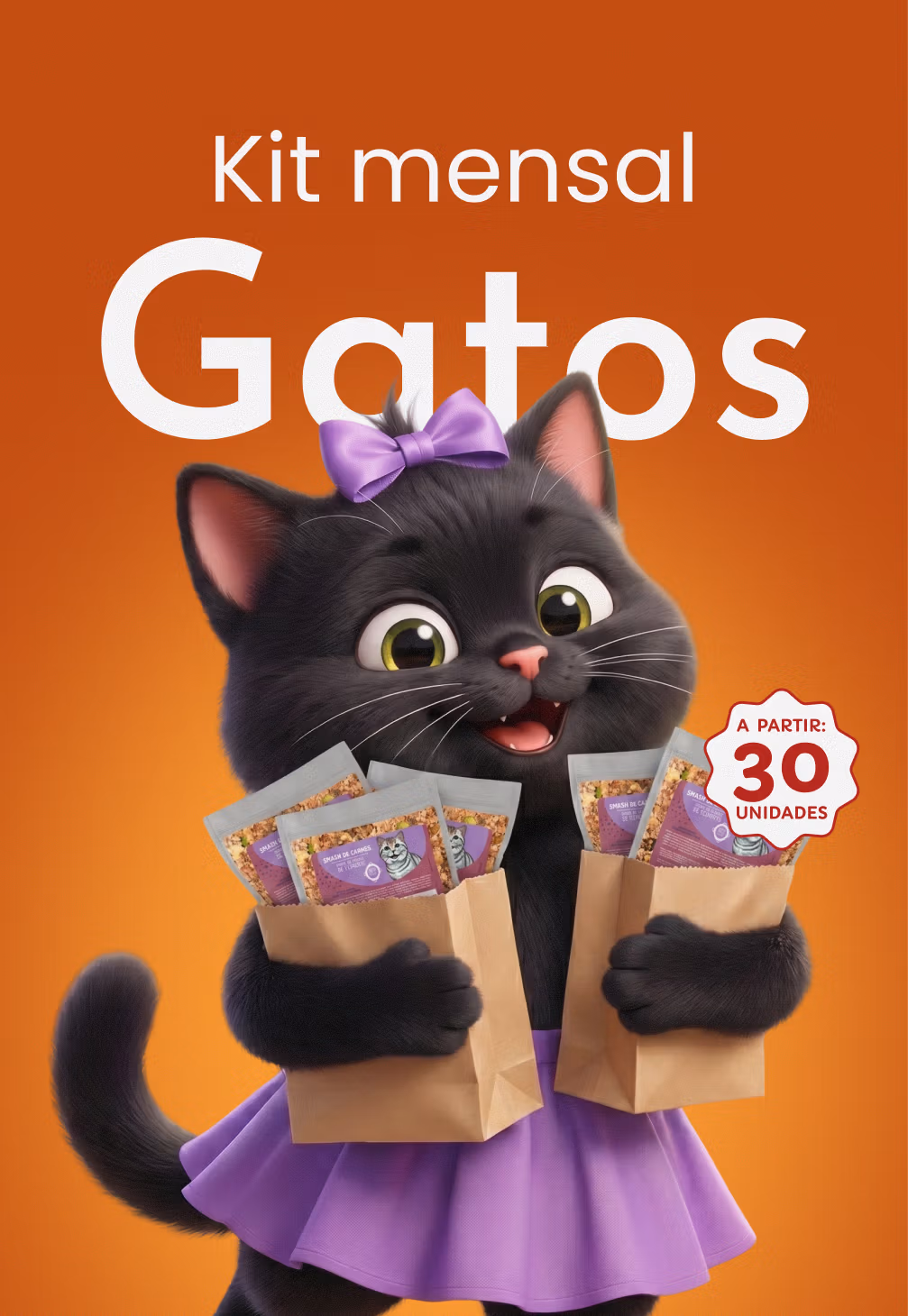 Kit Mensal - Gatos