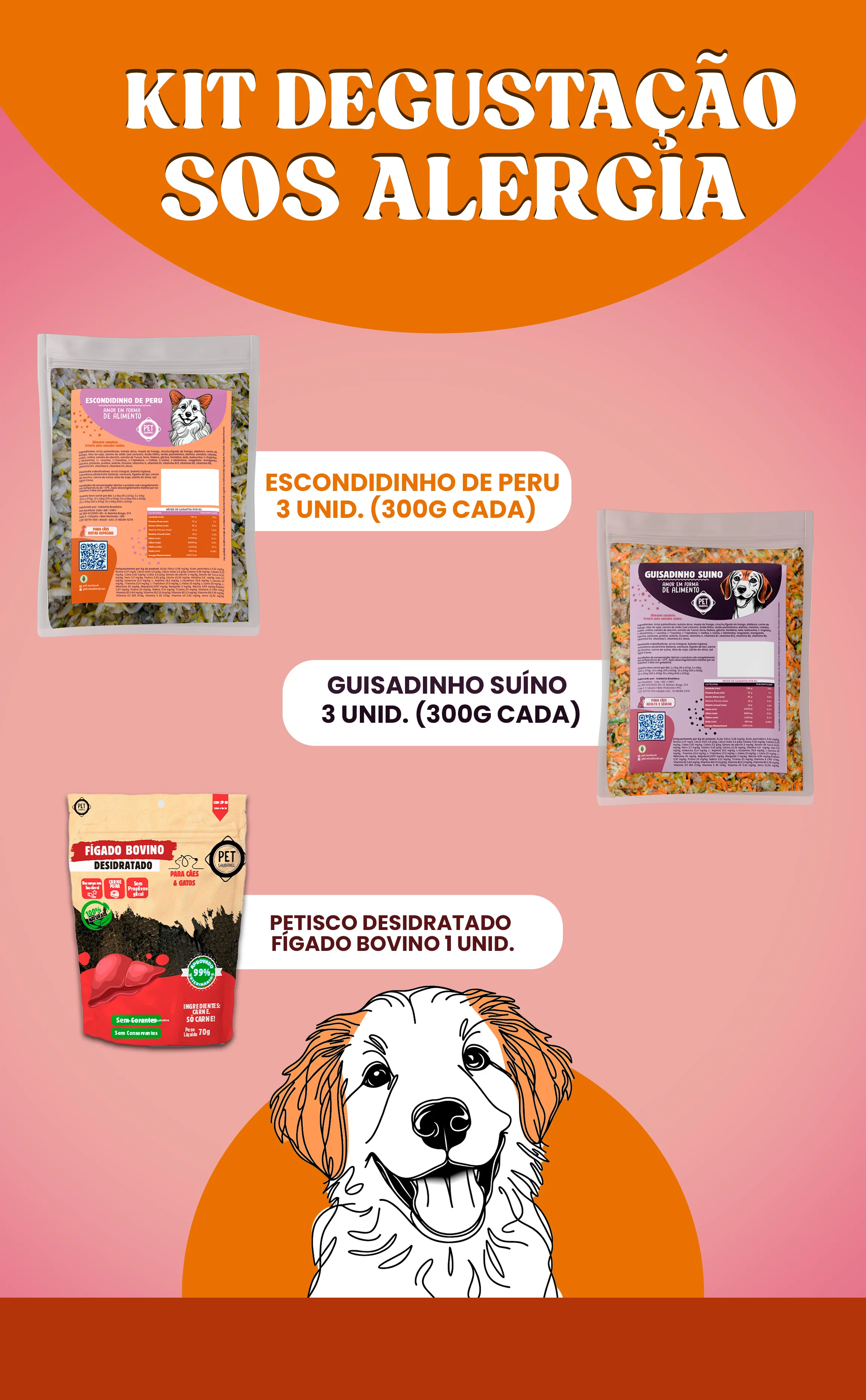 Kit Degustação SOS Alergia